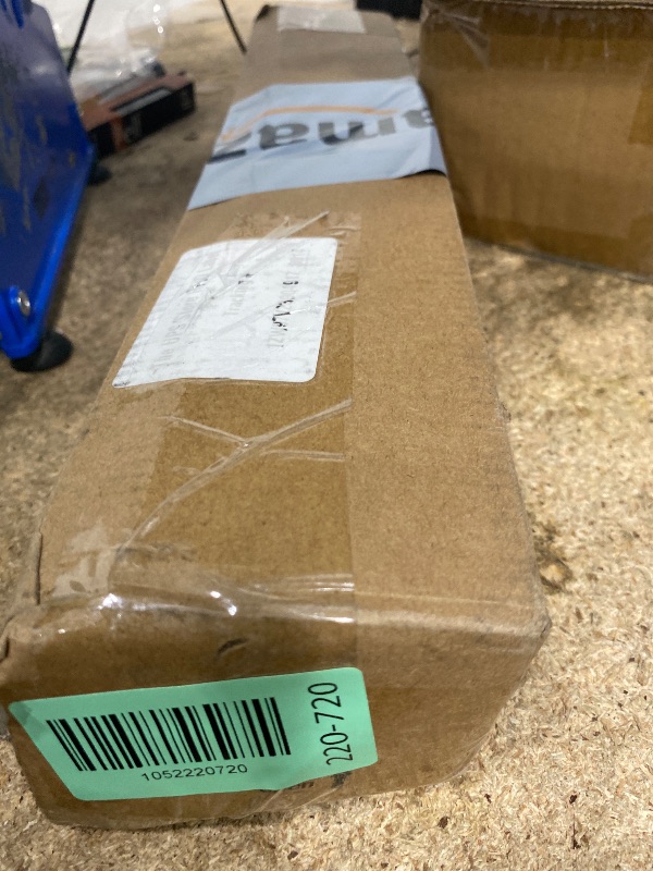 Photo 1 of **POSSIBLY FOR PARTS*** Curtain Rods No Drilling 32 to 86 Inch, HOTOZON 5/8 Inches No Drill Curtain Rods for Windows 55 to 82 Inches(4.5-6.8 ft), Renter Friendly Adjustable Small Drapery Rod for Lightweight Curtains, Black