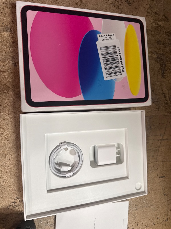 Photo 1 of ***HAS A LOCKED SCREEN ***** Apple iPad 11-inch: A16 chip, 11-inch Model, Liquid Retina Display, 128GB, Wi-Fi 6, 12MP Front/12MP Back Camera, Touch ID, All-Day Battery Life — Pink