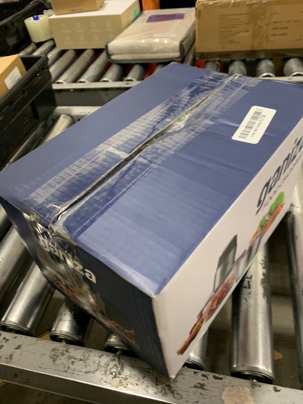 Photo 1 of GANIZA Food Processors, Electric Food Chopper with Meat Grinder & Vegetable Chopper - 2 Bowls (8 Cup+8 Cup) with Powerful 450W Copper Motor - Includes 2 Sets of Bi-Level Blades for Fruits/Meat/Nuts