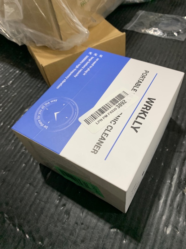 Photo 1 of Wrklly Rechargeable Ultrasonic Retainer Cleaner Machine | 50kHz 1.9 inch Ultra-Thin Portable | Night Guard Aligners Jewelry |6pcs Cleaner Tablets Included | Quick & Deep Clean Modes | Oral Dental Care