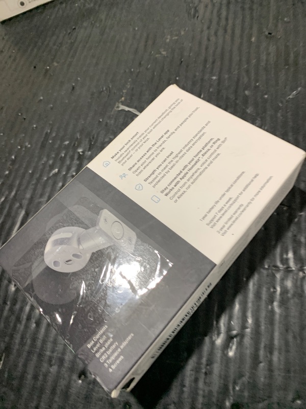 Photo 1 of Level Bolt (Wi-Fi) Smart Deadbolt - Make Your Lock Smart & Keep Existing Hardware and Keys - Lock/Unlock from Anywhere - Level App for iOS & Android - Works with Apple Home, Alexa & Google, White