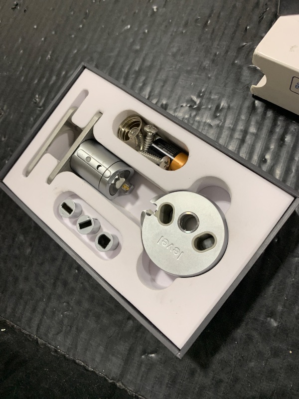 Photo 1 of Level Bolt (Wi-Fi) Smart Deadbolt - Make Your Lock Smart & Keep Existing Hardware and Keys - Lock/Unlock from Anywhere - Level App for iOS & Android - Works with Apple Home, Alexa & Google, White