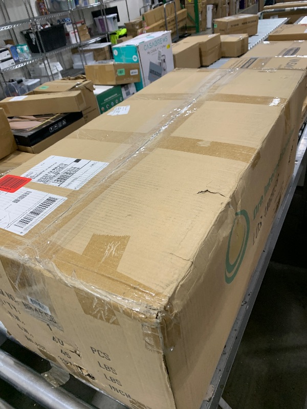 Photo 1 of Ore International 18" Aquamarine Blue Storage Bench Plus 2 Storage Ottoman Seating