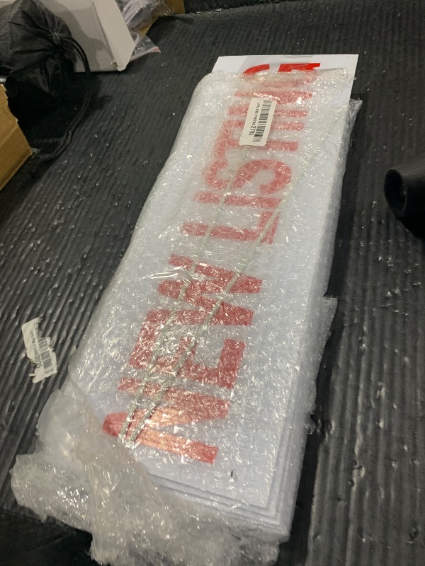 Photo 1 of Juexica 12 Pcs Real Estate Rider Signs, 24 Stakes, 6 x 17.2 Inch, Coming Soon Sold Sign Open House Signs for Real Estate Bundle Double Sided Waterproof Plastic with 6 Different Messages Supplies