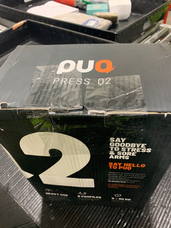 Photo 1 of Puq PUQpress Gen 5 Q2 Automatic Coffee Tamper, Compatible with Carimali, Kees van der Westen, La Marzocco, Synesso, VST Brands (Black, 58.3 MM)