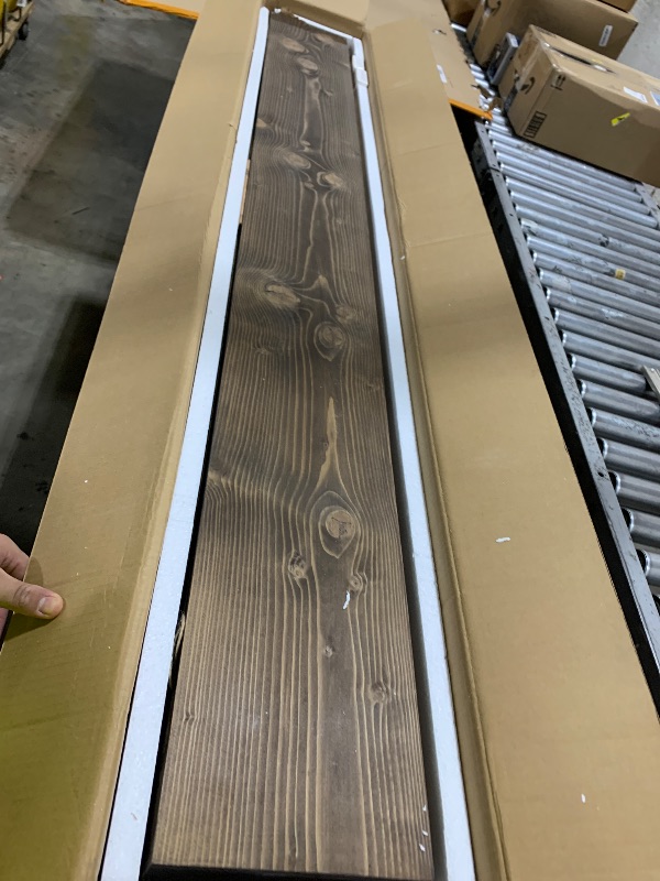 Photo 1 of XWNE Walnut Floating Shelves 72 Inch Long 8-in Deep Set of 2, High End Real Solid Wood Floating Shelves for Wall,Suitable for Kitchen and Coffee Bar, with Sturdy Hidden Bracket