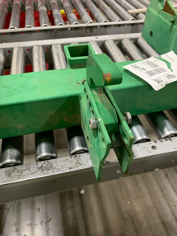 Photo 1 of Heavy Duty 3 Point Quick Hitch for Tractors, Category 1 & 2, 3000LB Capacity, 2 Receivers, 5-Level Adjustable Hook, Fits 3 Point Hitch Attachments, Fits Implements, Heavy Duty Hitch System,Green