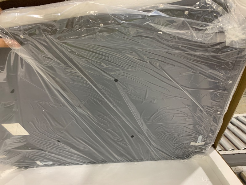 Photo 1 of ANDY STAR 36x48 Inch Large Mirror, Matte Black Rectangle Mirror for Wall, Bathroom Mirror in Premium Stainless Steel Metal Thin Frame Deep 1’’, Unique Rounded Scalloped Edge, Vertically/Horizontally