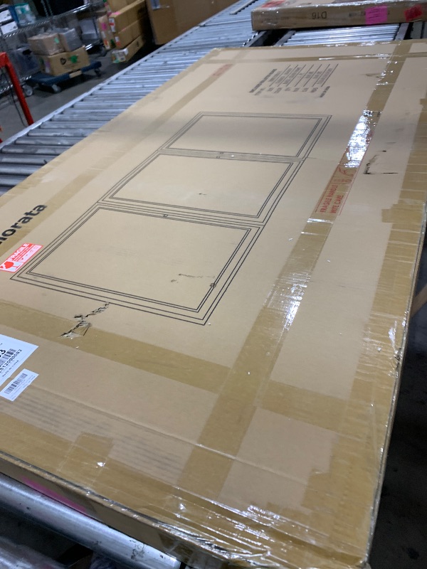 Photo 1 of Phelorata 72"x36" Lockable Enclosed Bulletin Board, Outdoor Flet Weather-Resistant Aluminum Frame Notice Board, Wall Mounted Display Case Acrylic Doors for School,Office,Silver Frame w/Black Flet