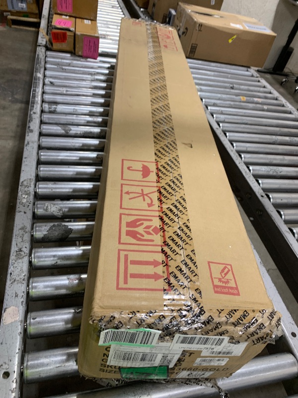 Photo 1 of EMART Backdrop Stand Heavy Duty 8.9ftx20ft, Adjustable Pipe and Drape Photo Background Support Kit, Metal Frame with Flat Base for Wedding Birthday Party Banquet Decorations-Gold