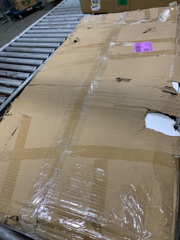 Photo 1 of SRIAA Walnut Computer Desk – 47” Modern Wooden Workstation with Built-in Shelves & Front Drawer – Heavy-Duty 45kg Solid Build for Home Office & Study