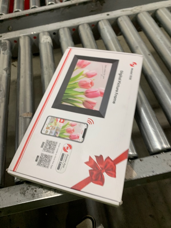 Photo 1 of Frameo 10.1 Inch WiFi Digital Picture Frame, Smart Cloud Electronic Photo Frame with HD IPS Touch Screen Slideshow 32GB Memory Auto-Rotate Wall Mount, Share Photos/Videos from Phone by Frameo App