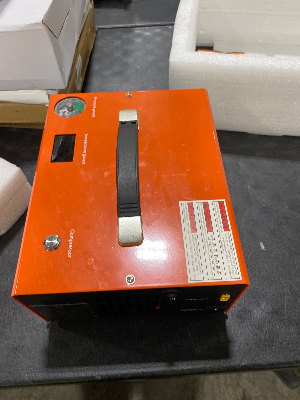 Photo 1 of GOYOJO PCP Air Compressor, Max 4500 PSI / 300 Bar, Fast Fill for Airguns or Paintball Tank, Auto Shut-Off, Dual Power Car 12V DC or Home 120V AC, Built-in Cooling Fan, 300W Portable Pcp Pump