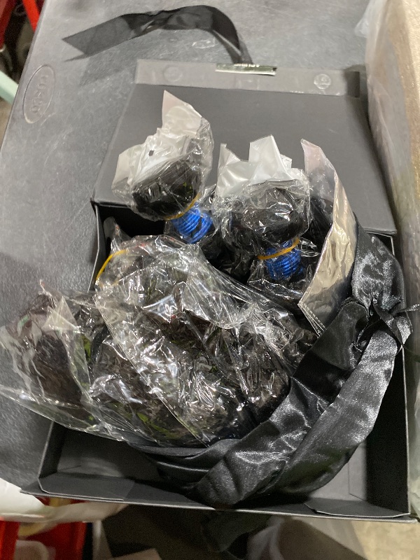 Photo 1 of ASHINE Human Hair Bundles Deep Curly Water Wave, Unprocessed Cambodian Raw Hair 20 22 24 Inch, Flip Over Quick Weave Wet and Wave Bundles for Women Natural Black