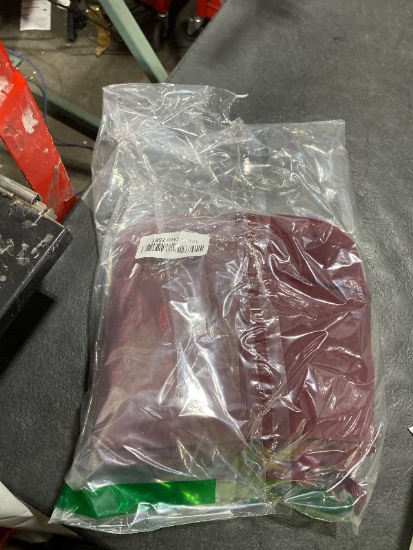 Photo 1 of Pudolla Men's Thermal Running Tights with 3 Zipper Pockets Workout Compression Leggings Cycling Pants for Men Hiking Jogging(Wine Small)