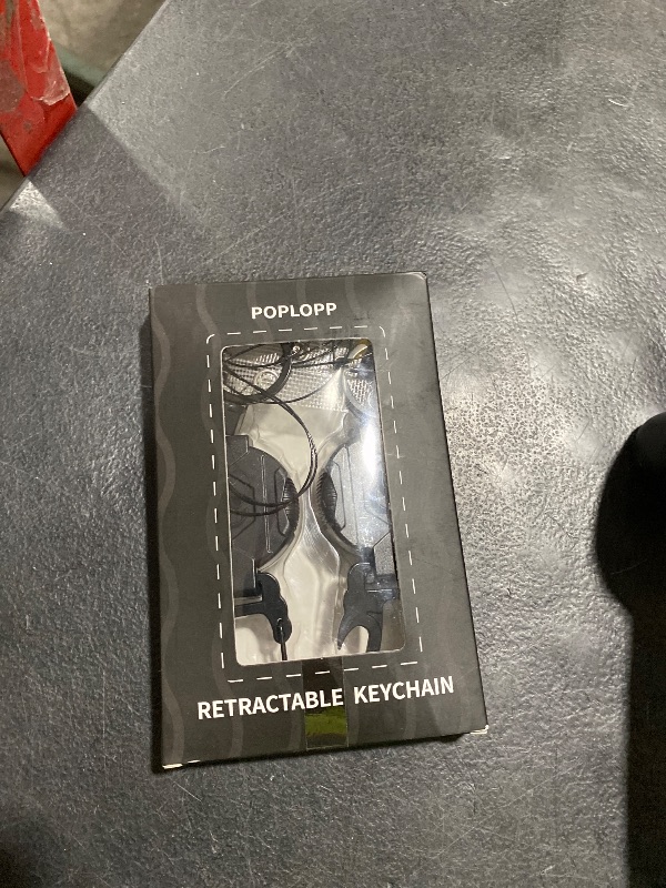 Photo 1 of 2 Pack Retractable Keychain Heavy Duty Carabiner Badge Holder with Magnetic Closure, Tactical ID Badge Reel for Men with 32” Steel Retractable Cord, Bearing 17 OZ