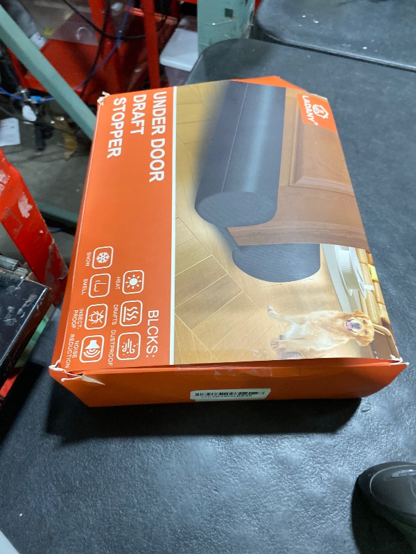 Photo 1 of (2 Pack) Under Door Draft Stopper, Under Door Blocker Size of Adjustable Size from 30" to 36", Easy Install,Gap Filler, Reduces Air Draft, Noise & Sound, Door Seal for Improved Insulation