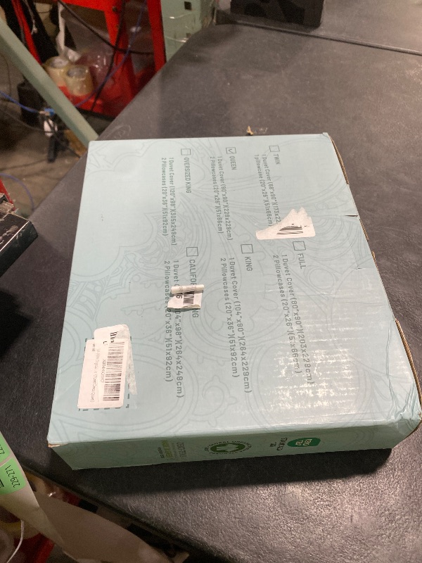 Photo 1 of 100% Organic Cotton Duvet Cover Queen Size 400 Thread Count Sateen Comforter Cover Soft and Breathable Cooling Bedding Set 3 Piece?Forest Green,Queen?