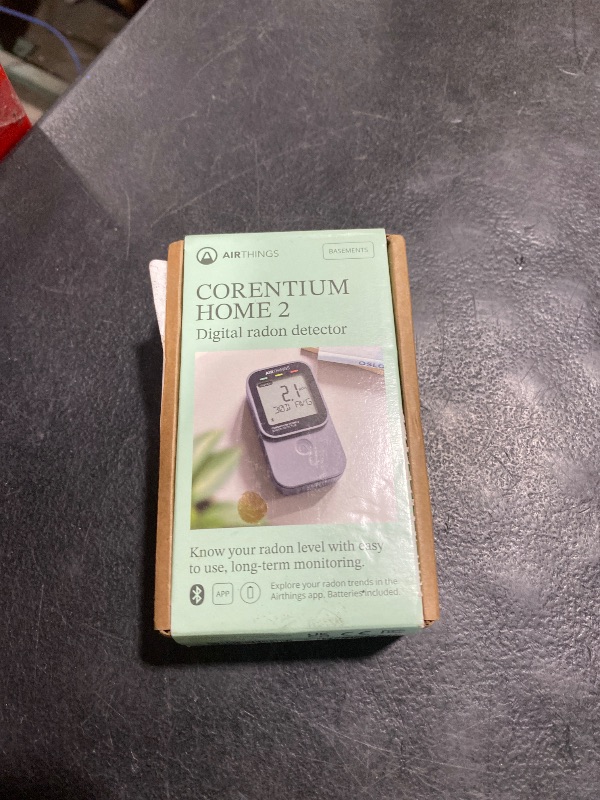 Photo 1 of Airthings 325 Corentium Home 2 Smart Digital Radon Detector - Portable and Easy-to-use Radon Testing with Bluetooth connectivity and Humidity & Temperature Sensors