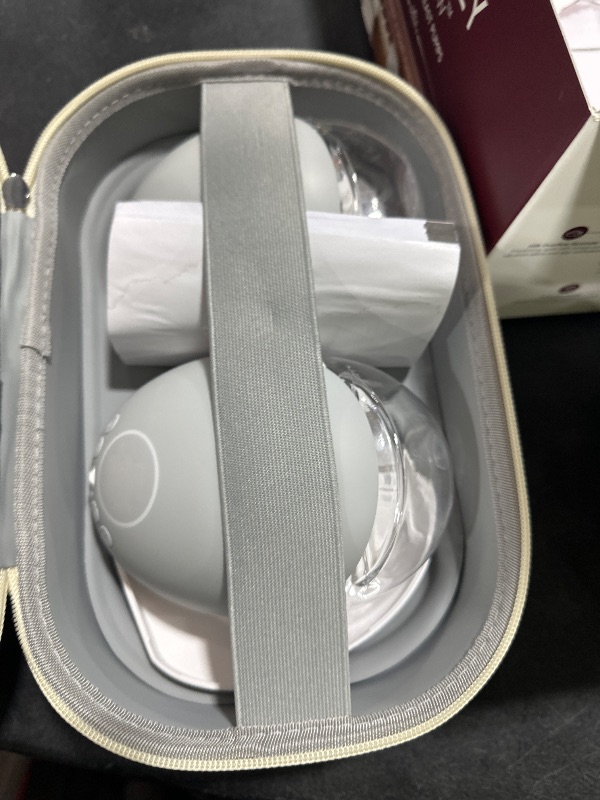 Photo 1 of Momcozy Breast Pump Hands Free Upgraded Mobile Flow | M9, App Discreet Control with Personalized Multi-Modes & 15 Levels, Wearable Breast Pump 24mm, 2 Pack Gray