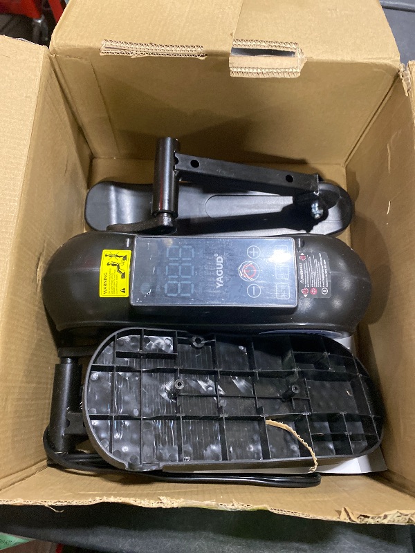 Photo 1 of Yagud Under Desk Elliptical Machine, Elliptical Leg Exerciser as Seen on TV for Senior with Remote Control, Portable Quiet Electric Seated Pedal and 12 Adjustable Speed, Black