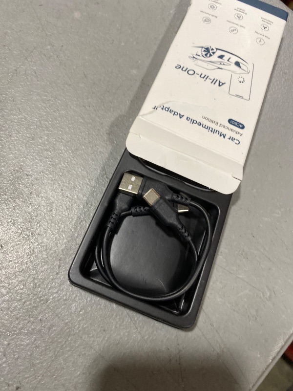 Photo 1 of 4-in-1 Wireless CarPlay Adapter for Streaming Netflix/YouTube/TikTok/TF Card, 2025 Magic Video AI Box & Android Auto Dongle [Dual Band WiFi, Bluetooth 5.3] Plug & Play, Fits for OEM Wired Car Play Car