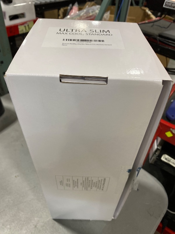 Photo 1 of Bluewave Bedding Ultra Slim Max Cool CarbonBlue Gel Memory Foam Pillow for Stomach and Back Sleepers - Thin, Flat Design with Advanced Cooling (2.75-Inch Height, Standard Size)