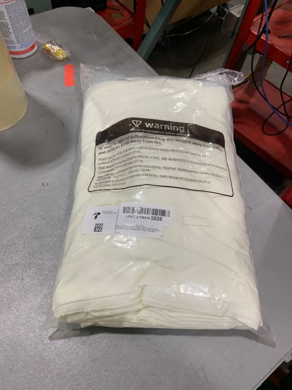 Photo 1 of 10 ft x 10 ft Wrinkle Free Ivory Backdrop Curtain for Wedding Parties, Polyester Ivory Photo Backdrop Drapes 2 Panels 5x10ft for Baby Shower Photoshoot Engagement Birthday Party Photography Background