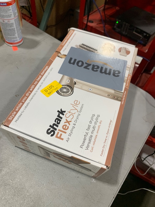 Photo 1 of Shark FlexStyle Air Styling & Drying System, Powerful Hair Blow Dryer & Multi-Styler with Auto-Wrap Curlers, Curl-Defining Diffuser, Oval Brush, & Concentrator Attachment, Stone, HD435