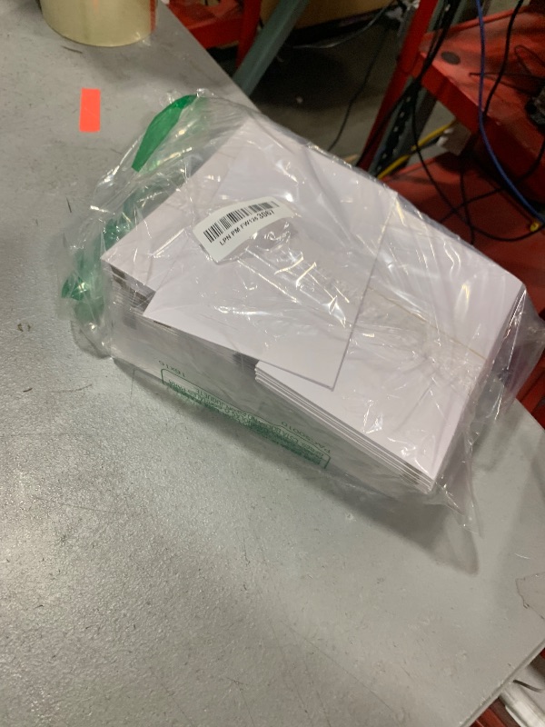 Photo 1 of 100 Pack 6.5x4.5 Inch Rigid Mailers Self Sealing Cardboard Envelopes, Stay Flat White CD Mailers for Photo Document Shipping Postcards