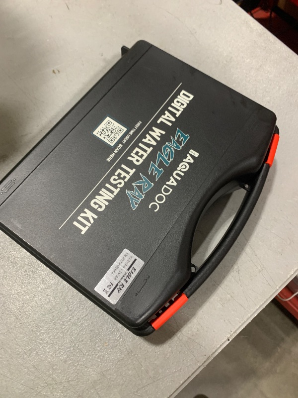 Photo 1 of Eagle Ray Digital Water Testing Kit for Spa & Pool - Digital Hot Tub Water Tester by AquaDoc with Analyzer & Hot Tub Test Strips for Chlorine, Bromine, Total Hardness, pH and More