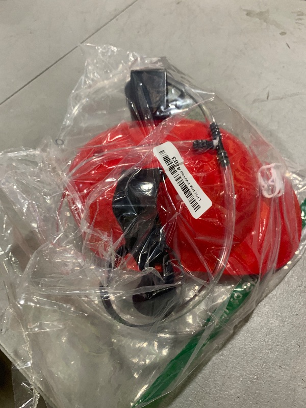 Photo 1 of NOVELTY PLACE Drinking Helmet - Can Holder Drinker Hat Cap with Straw for Beer and Soda - Party Fun - Red