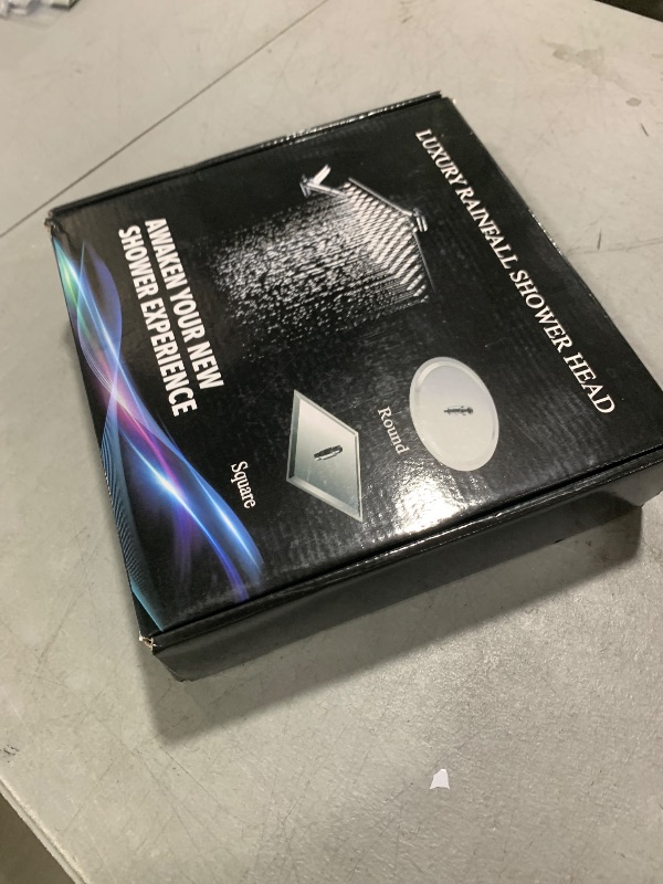 Photo 1 of High Pressure Rainfall Shower Head/Handheld Shower Combo with 11" Adjustable Extension Arm, 5 Spray Settings Shower Heads with 60" Hose Anti-leak (Gold), 10"