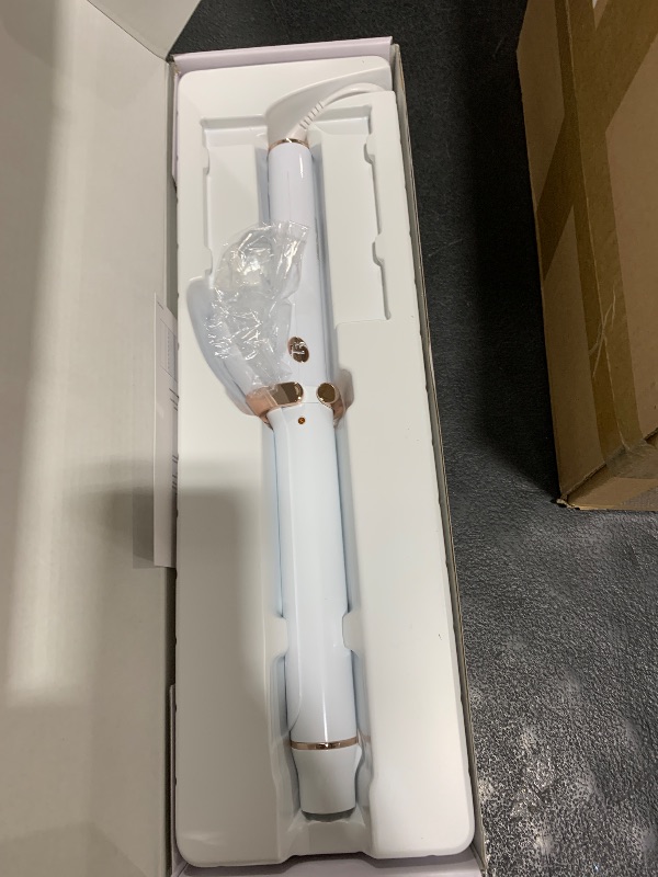 Photo 1 of T3 SinglePass Curl X Extra-Long Barrel Curling Iron with 9 Heat Settings and Ceramic Barrel for Fast Styling and Lasting Results on All Hair Types