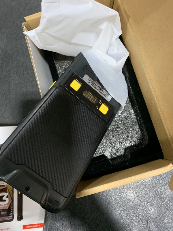 Photo 1 of MUNBYN Upgraded Android 13 Bar Code Scanner with 5.5" Screen, Handheld Mobile Computer Wi-Fi 6, 4G LTE Wireless NFC Rugged PDA, Equip 1D/2D QR Zebra SE4710 Scanner Engine, WMS Inventory Scanner