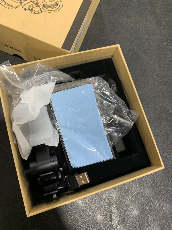 Photo 1 of GOYOJO Night Vision Goggles Helmet-Mounted Monocular | 1080P HD NVG with 3X Zoom & Adjustable Infrared | IP66 Waterproof for Hunting, Surveillance, Camping | Built-in Compass (100% Darkness)