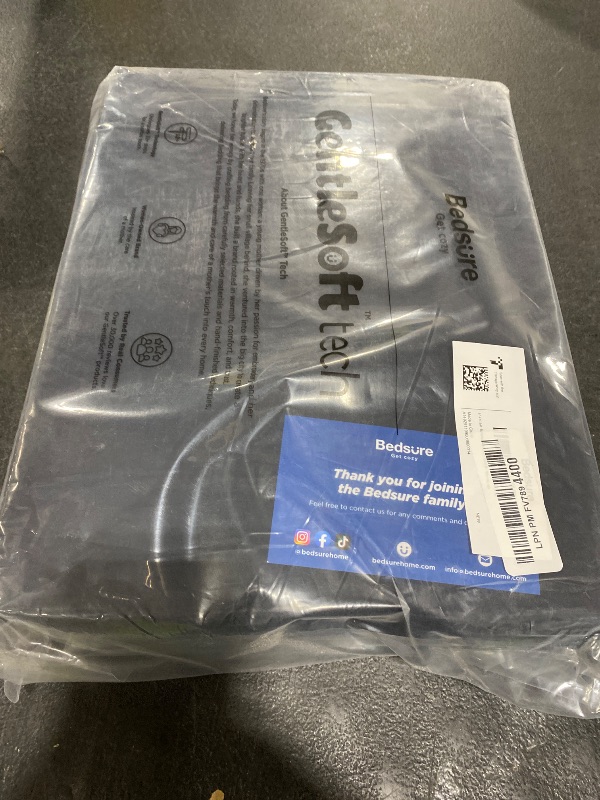 Photo 1 of Bedsure Queen Sheets, Rayon Derived from Bamboo, Queen Cooling Sheet Set, Deep Pocket Up to 16", Breathable & Soft Bed Sheets, Hotel Luxury Silky Bedding Sheets & Pillowcases, Black