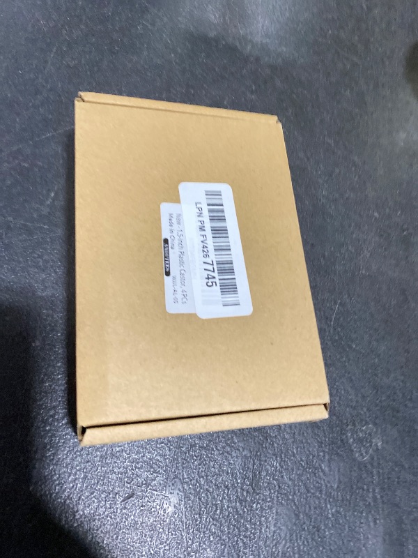 Photo 1 of 1.5 Inch Furniture Caster Wheels, Plastic Casters Set of 4, Plate Swivel Nylon Small Casters for Carts, Furniture, Baby Bed, Kitchen, Cabinet, Table (with Stainless Steel Screws)