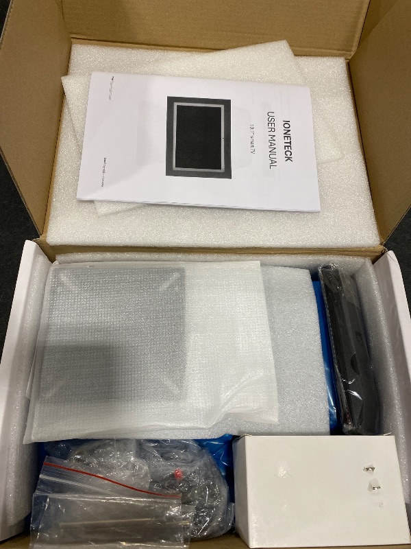 Photo 1 of IONETECK 10.1 inch Smart Kitchen & Home Hub, Voice Control, Touch Screen, Small TV with Built-in ATSC Tuner, Play Store, Calendar, Photo Frame, Video Call, Portable MINI for Home, RV, Bedroom, Truck