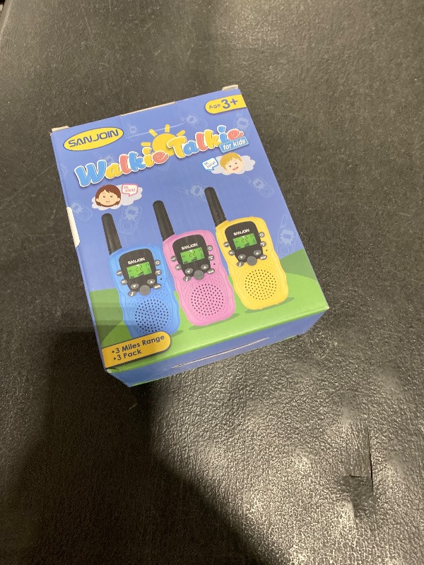 Photo 1 of Walkie Talkies for Kids Rechargeable, 2000 mAH Last 3-4 Days 2 Way Radios Toys for 3-12 Year Old Boys Girls to Outside, Camping, Hiking Christmas Birthday Holiday Stocking Stuffers Presents