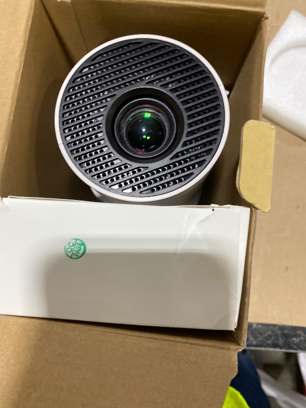 Photo 1 of [Built-in Apps & 2026 Upgraded] Mini Projector with WiFi 6 and Bluetooth 5.4 Support 4K 1080P Auto Keystone 180° Rotatable Projector Portable Compatibile with HDMI/TV Stick/Memory Stick/Laptop, White