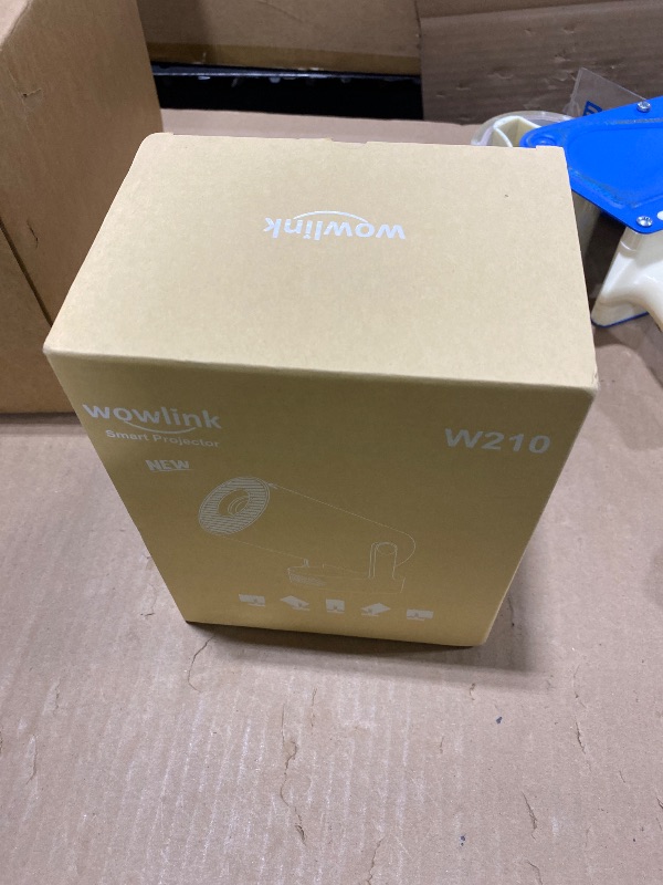 Photo 1 of [Built-in Apps & 2026 Upgraded] Mini Projector with WiFi 6 and Bluetooth 5.4 Support 4K 1080P Auto Keystone 180° Rotatable Projector Portable Compatibile with HDMI/TV Stick/Memory Stick/Laptop, White