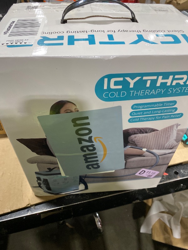 Photo 1 of ICYTHRP Cold Therapy Machine with Programmable Timer, Portable Ice Machine for Knee After Surgery, Knee Replacement Recovery System for Pain Relief w/Compression Pad for Shoulder, Hip and Ankle