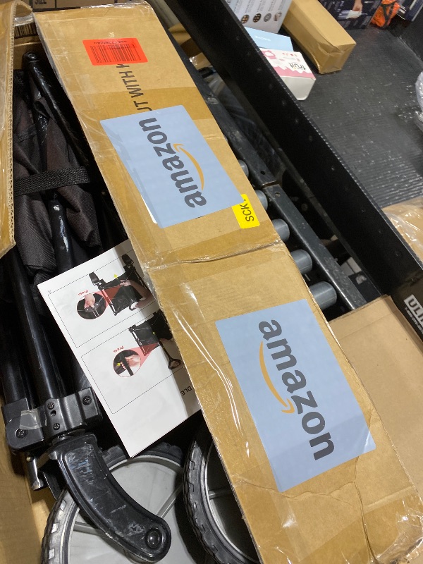 Photo 1 of "Hikemoon" --150L Collapsible Wagons Carts Foldable, 420LBS Heavy Duty Folding Beach Cart with Big All-Terrain Wheels, Portable Utility Wagon for Grocery, Shopping, Garden, Sports, Camping, Black