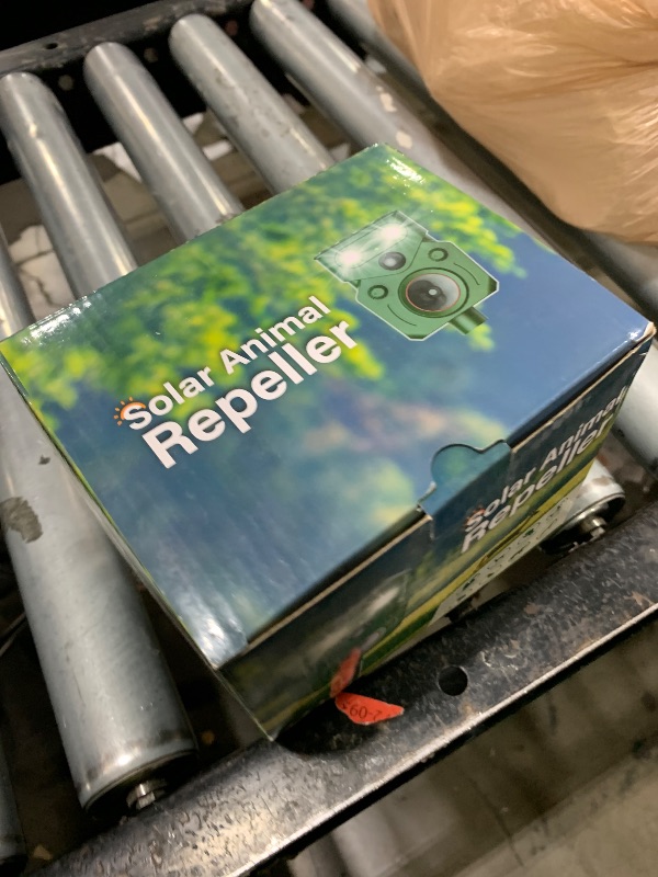 Photo 1 of 2 Packs Ultrasonic Animal Repeller Solar Powered, Cat Repellent Outdoor with Motion Sensor, Waterproof Deer Repellent Devices with LED Flash Light, Effective Repel Invasive Animals to Protect Yard