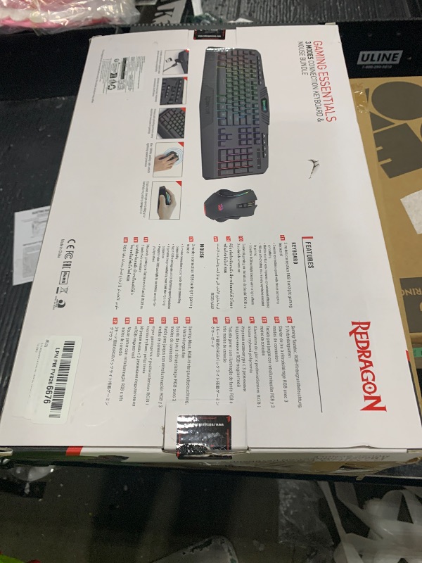 Photo 1 of Redragon S101M-KS Gaming Keyboard and Mouse Wireless with Tri-Mode, RGB Keyboard and 4800 DPI Gaming Mouse, 10 Independent Multimedia Keys for Wins, PC, Computer, Wireless S101 Ideal for Gamer