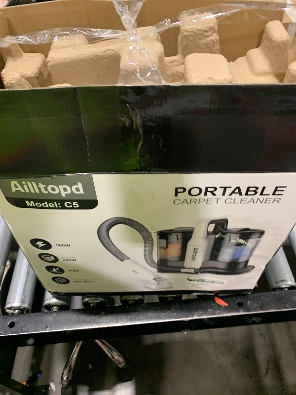 Photo 1 of Ailltopd 15Kpa Portable Carpet and Upholstery Cleaner Machine