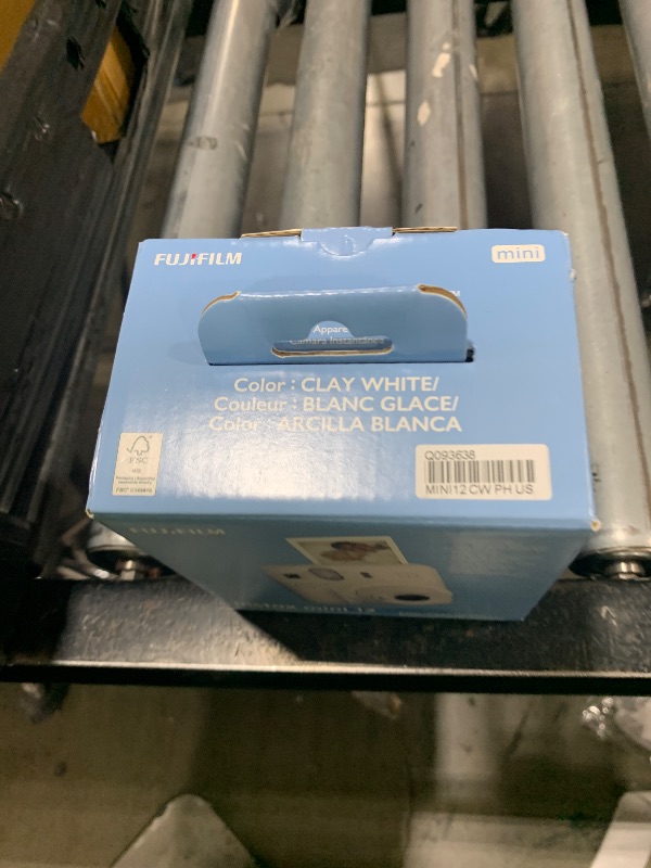 Photo 1 of Fujifilm Instax Mini 12 Instant Film Camera, Clay White