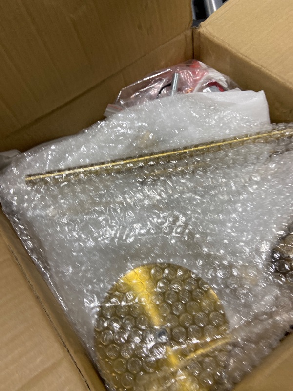 Photo 1 of Weesalife Sputnik Chandeliers for Dining Room Light Fixture Over Table, Modern Crystal Chandeliers, 9 Lights Gold Lighting Fixtures for Living Room Bedroom Kitchen Island