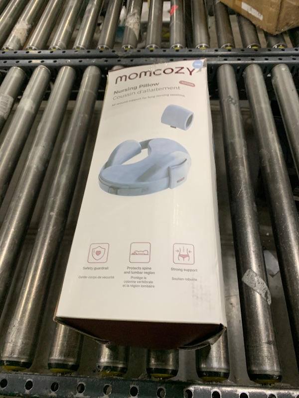 Photo 1 of Momcozy CozyPro Nursing Pillow - All Around Lumbar & Arm Support - Safety Guard, Firm & Springy Memory Foam-Stable, Ergonomic Support, Easier Breastfeeding, Wider Cushion, Adjustable, Removable Cover